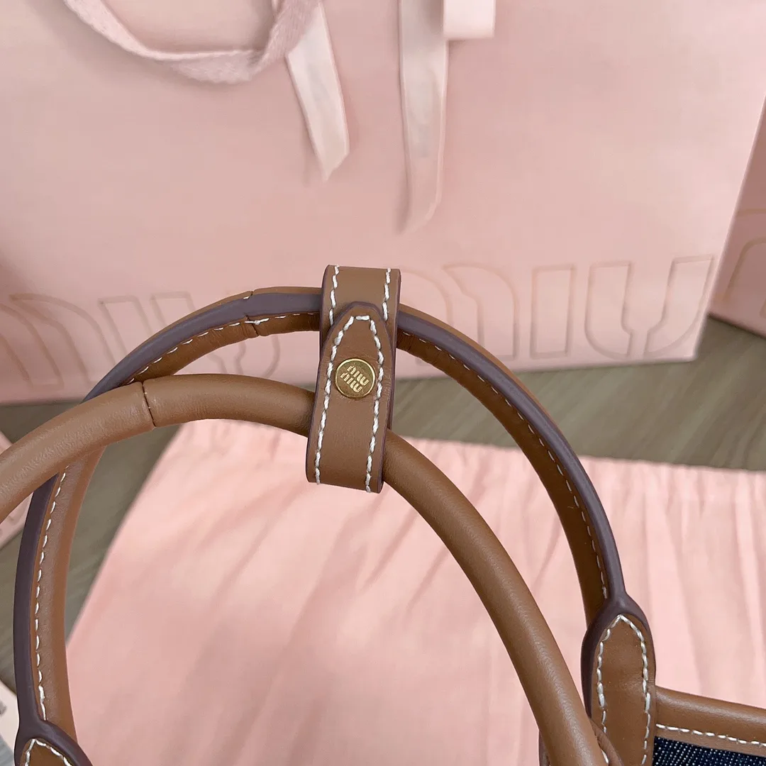 Miu Miu Suede Leather Tote Bag product photo from LabelPicks