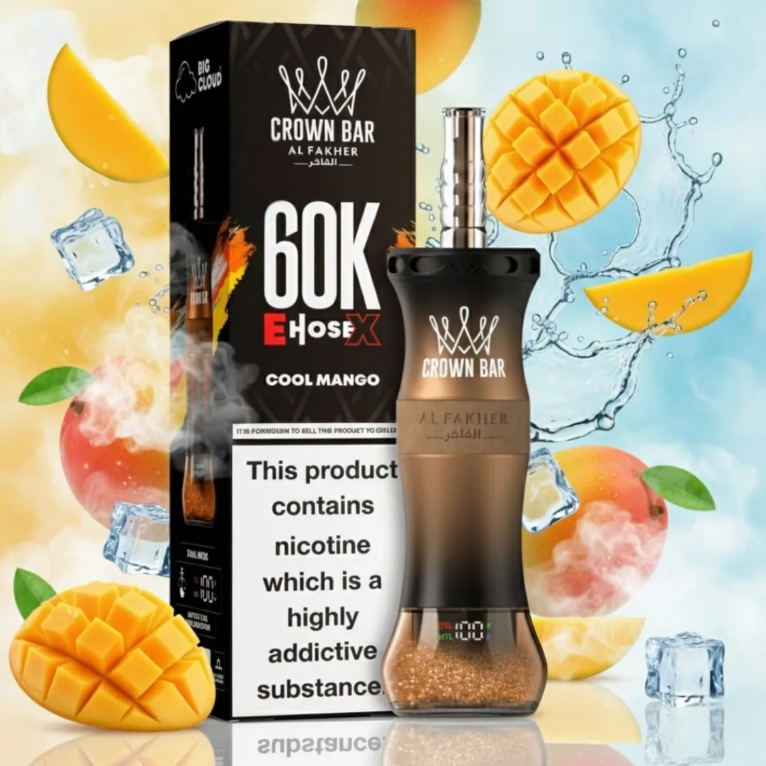 Al Fakher Crown Bar E Hose X 60K Disposable Vape (5%, 60000 Puffs)