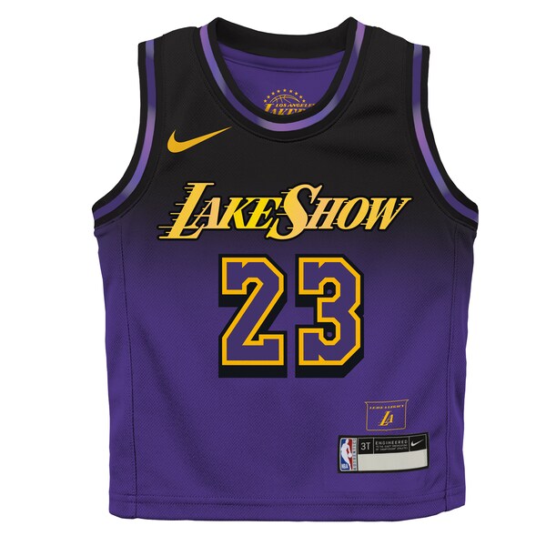 LeBron James Los Angeles Lakers Nike Toddler 2024/25 Swingman Player Jersey - City Edition - Purple