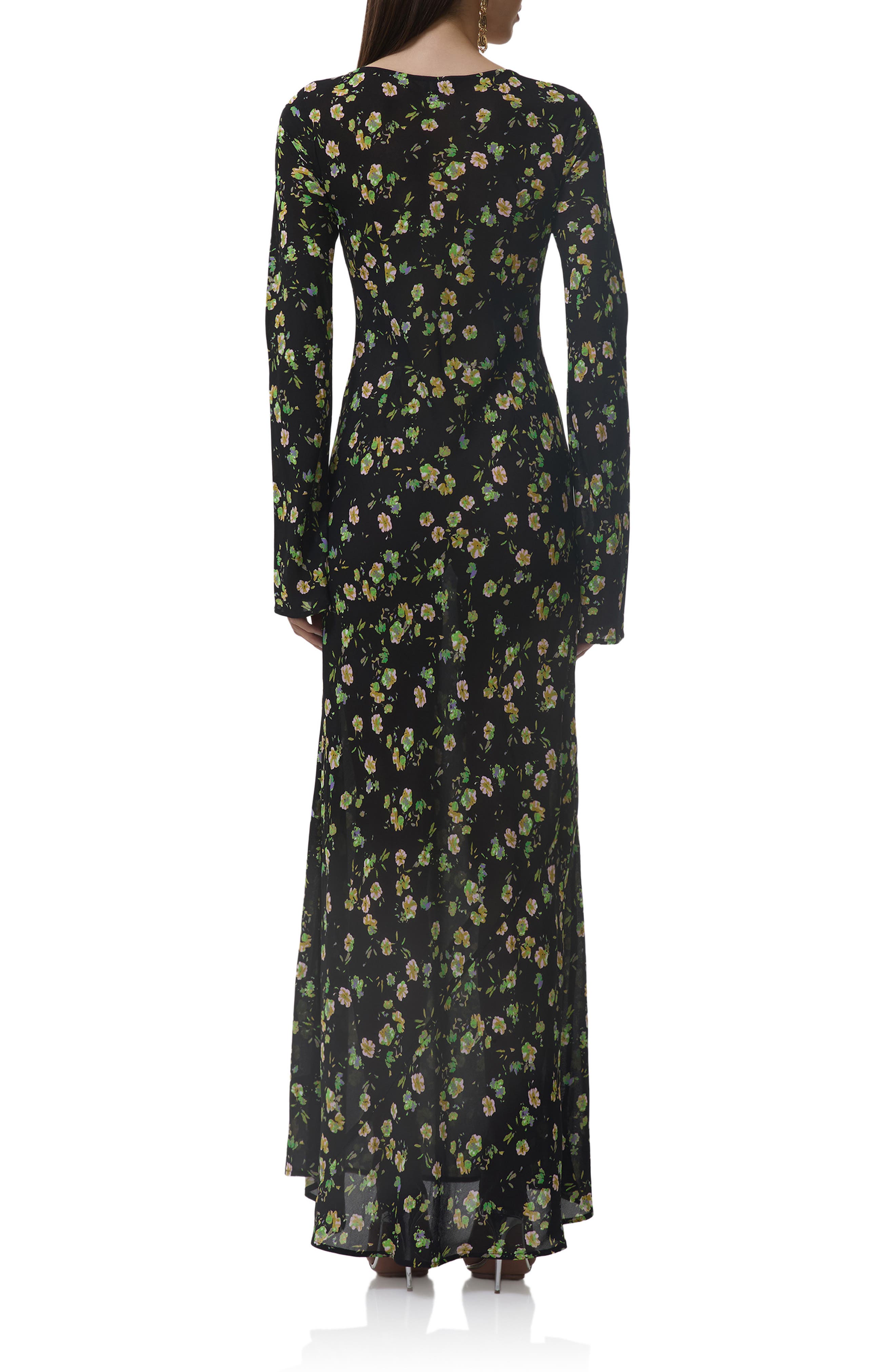 AFRM Jetta Floral Long Sleeve Maxi Dress