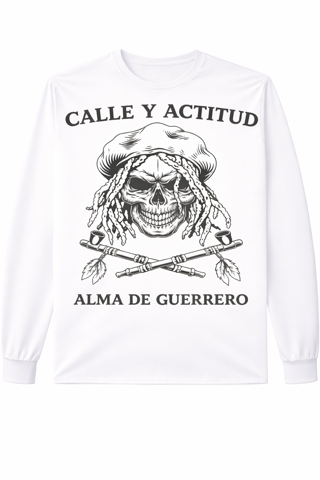 Remera “Alma de Guerrero” – Calle y Calavera