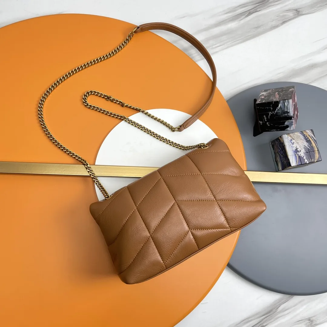 Saint Laurent Brown Quilted Leather Shoulder Bag product photo from LabelPicks
