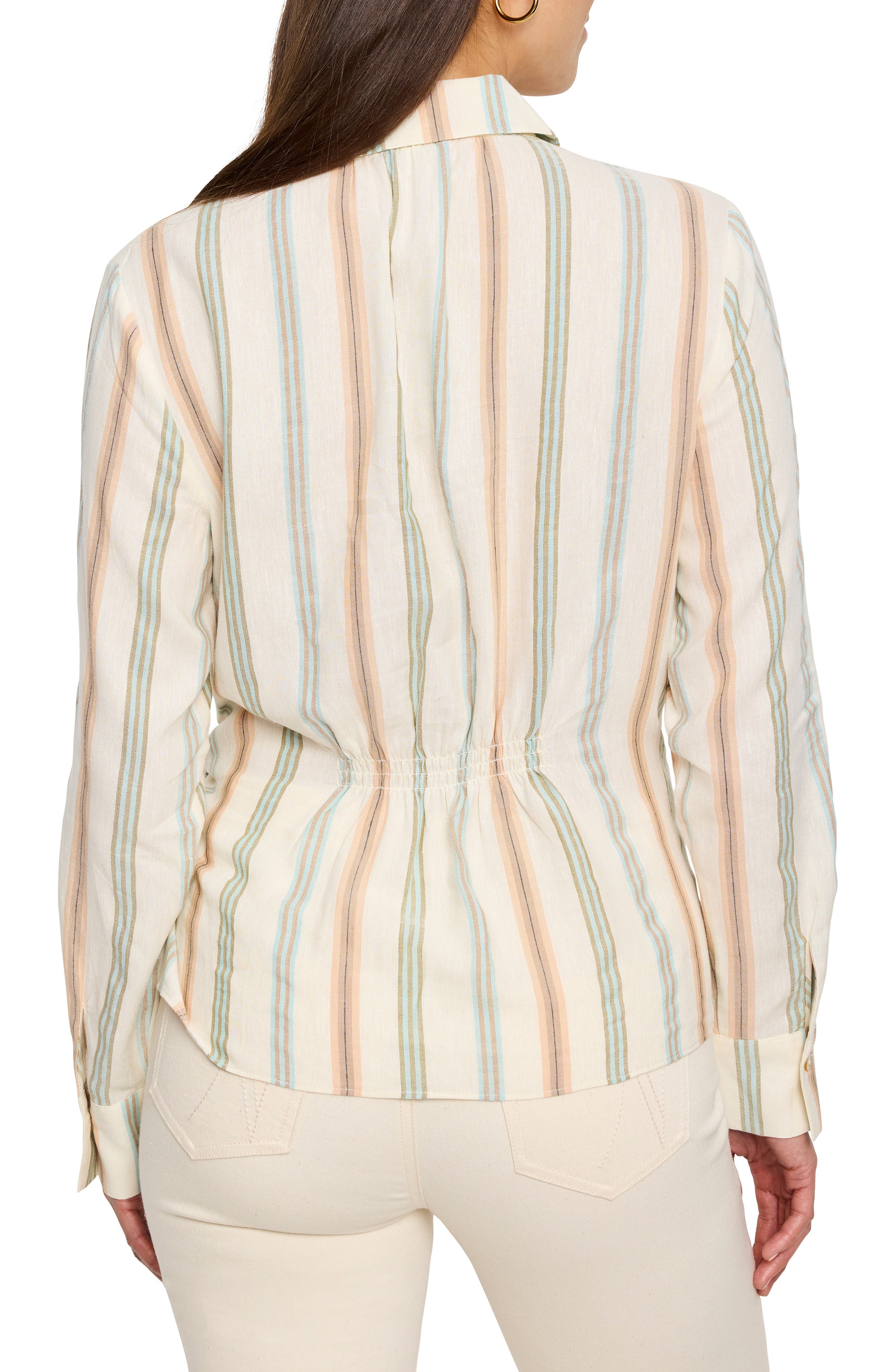 NIC+ZOE Weekly Wrap Stripe Wrap Top