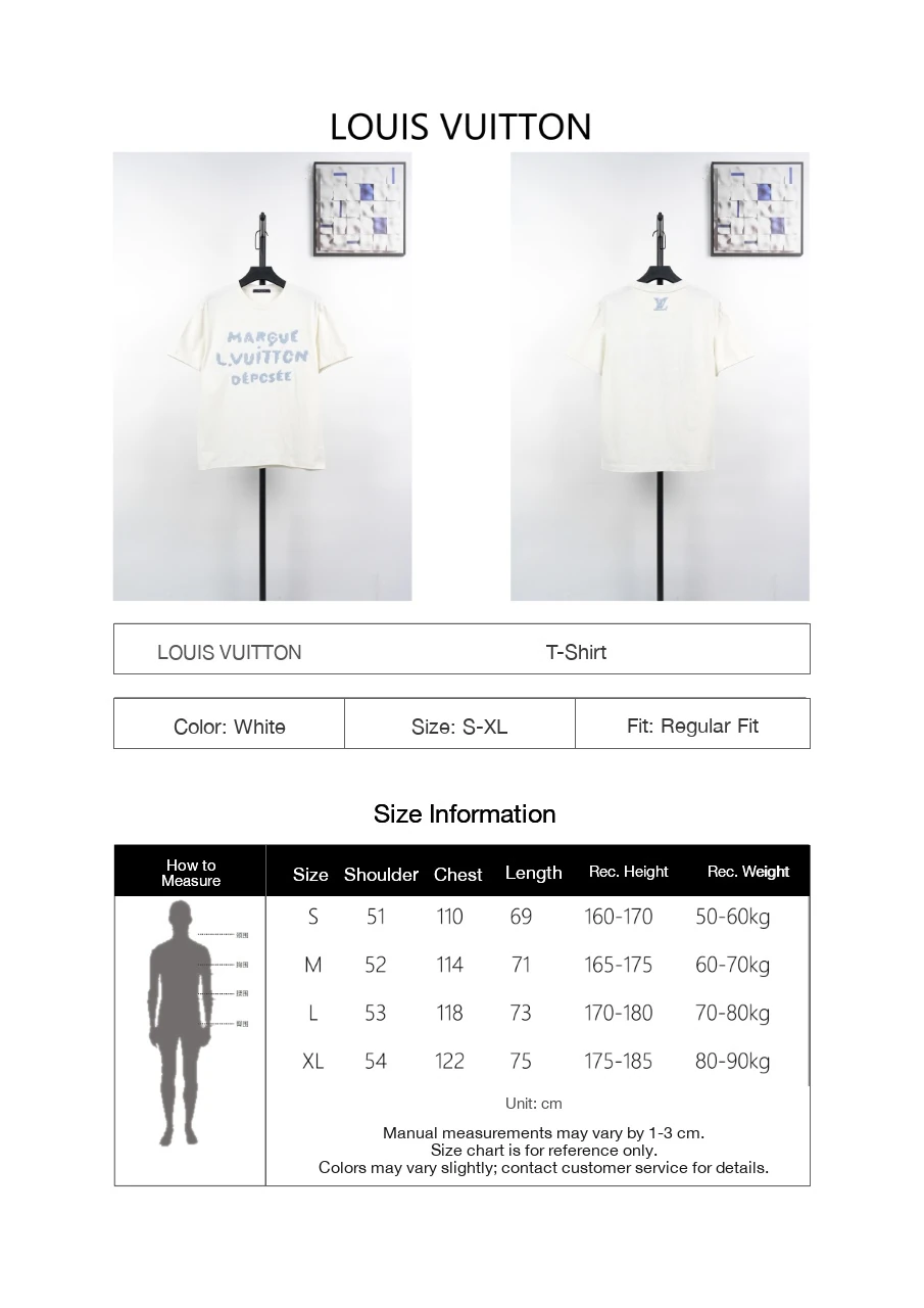 Louis Vuitton Off White Embroidered T-Shirt product photo from LabelPicks