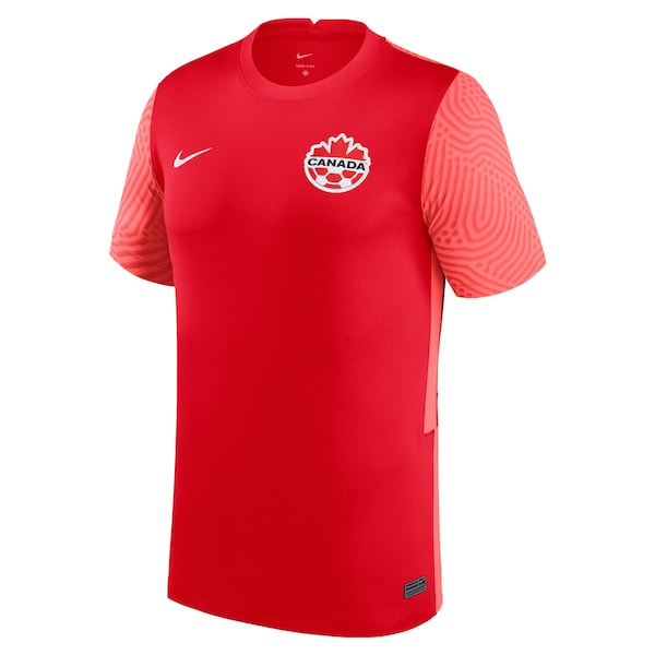 Canada Soccer Nike Youth Home Replica Jersey - Red