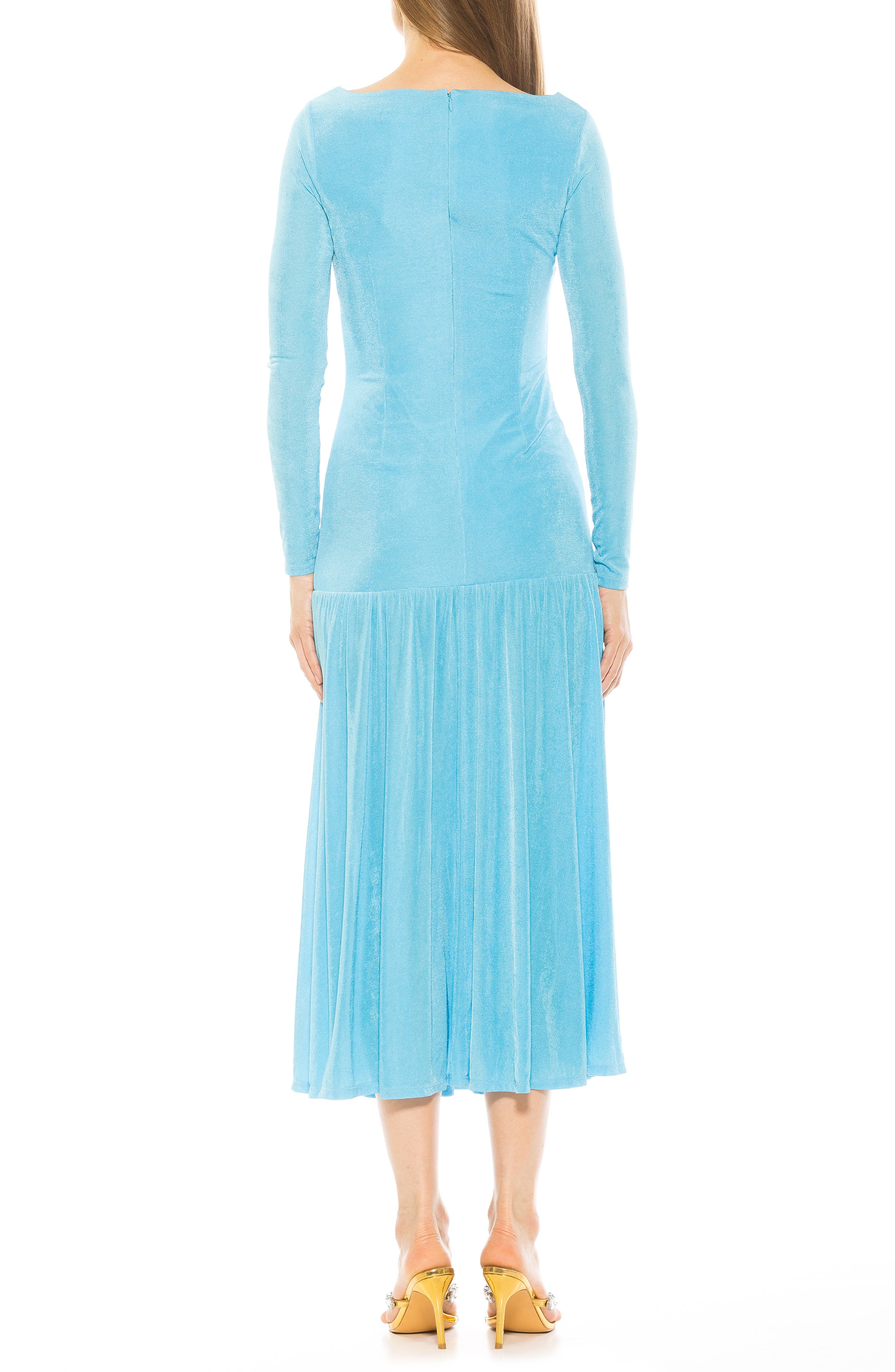 Alexia Admor Khaite Long Sleeve Midi Dress