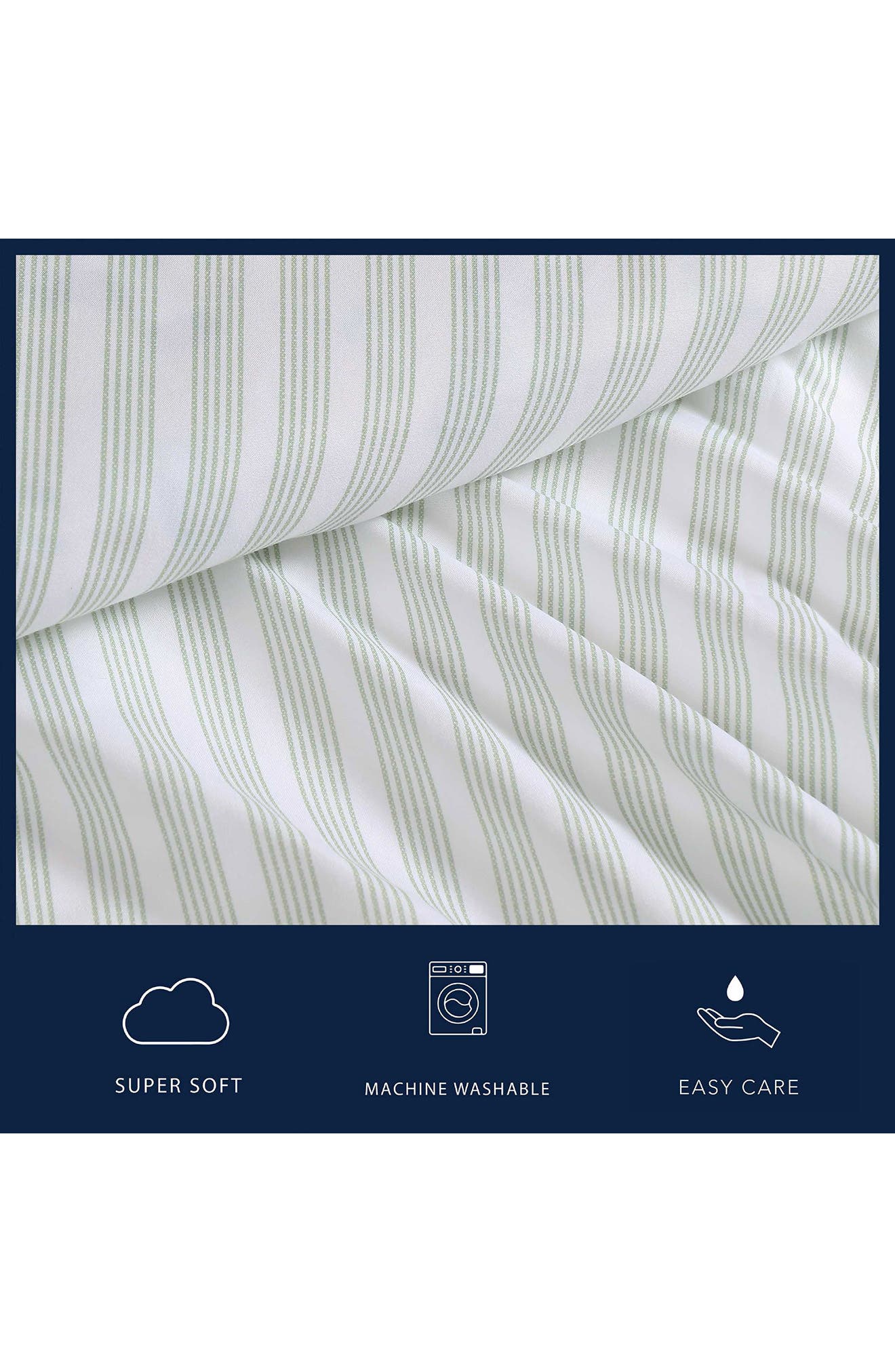 Nautica Beasley Stripe Cooling Microfiber Sheet Set