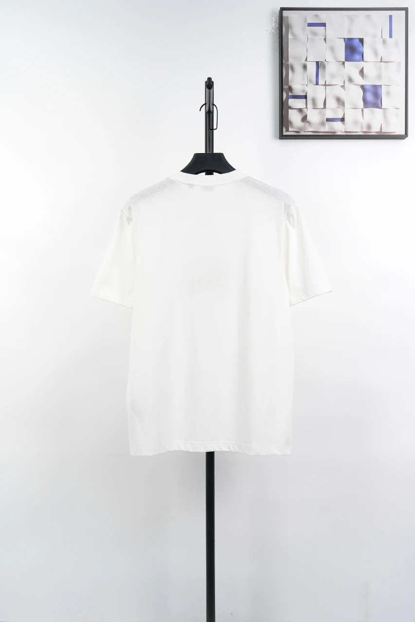 Burberry White Equestrian Knight Embroidered Crewneck T-Shirt product photo from LabelPicks
