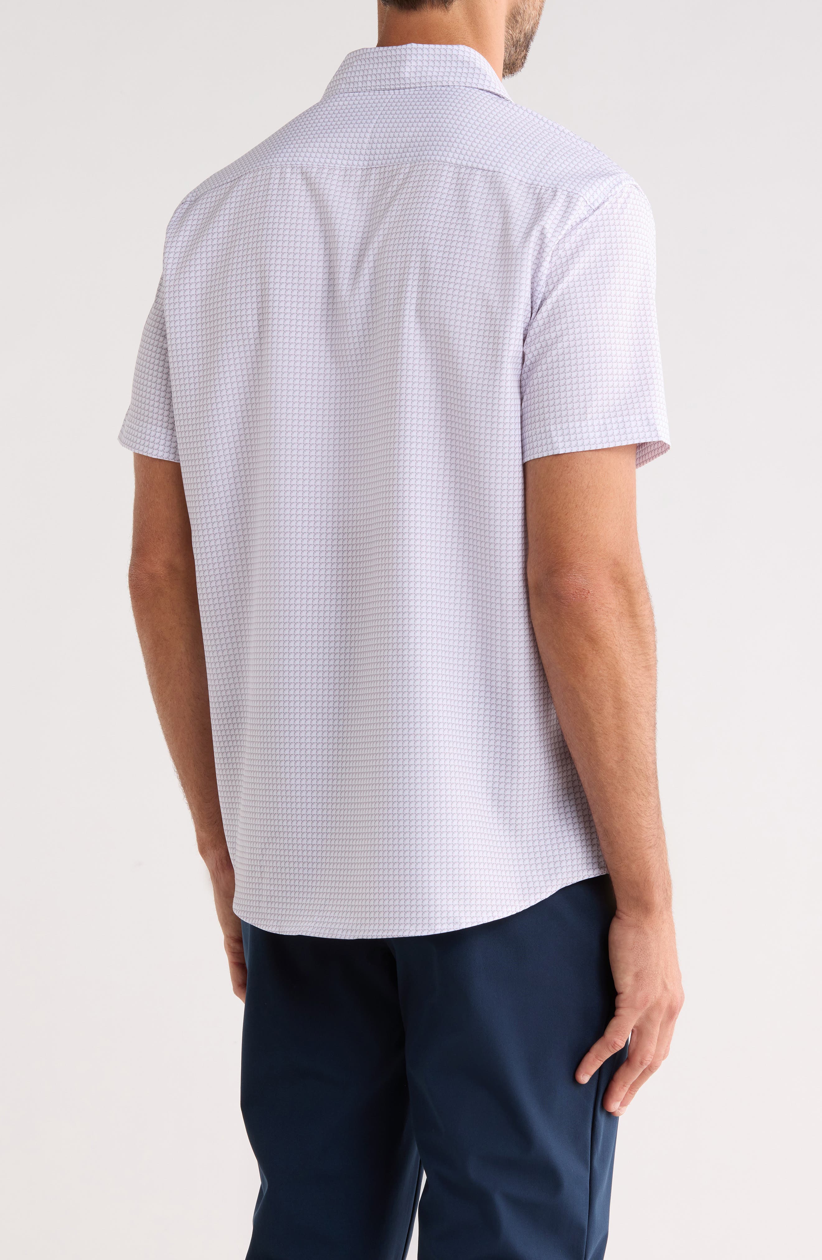 DKNY SPORTSWEAR Jackson Short Sleeve Button-Up Shirt