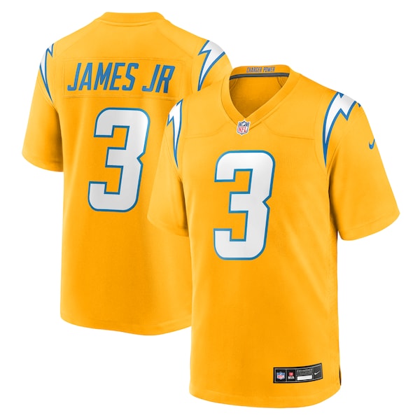 Derwin James Jr. Los Angeles Chargers Nike Alternate Charger Power Game Player Jersey - Gold/Navy