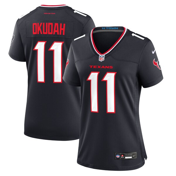 Jeff Okudah Houston Texans Nike Women's Team Game Jersey -  Navy