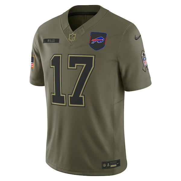 Josh Allen Buffalo Bills Nike 2025 Salute to Service Limited Jersey - Olive