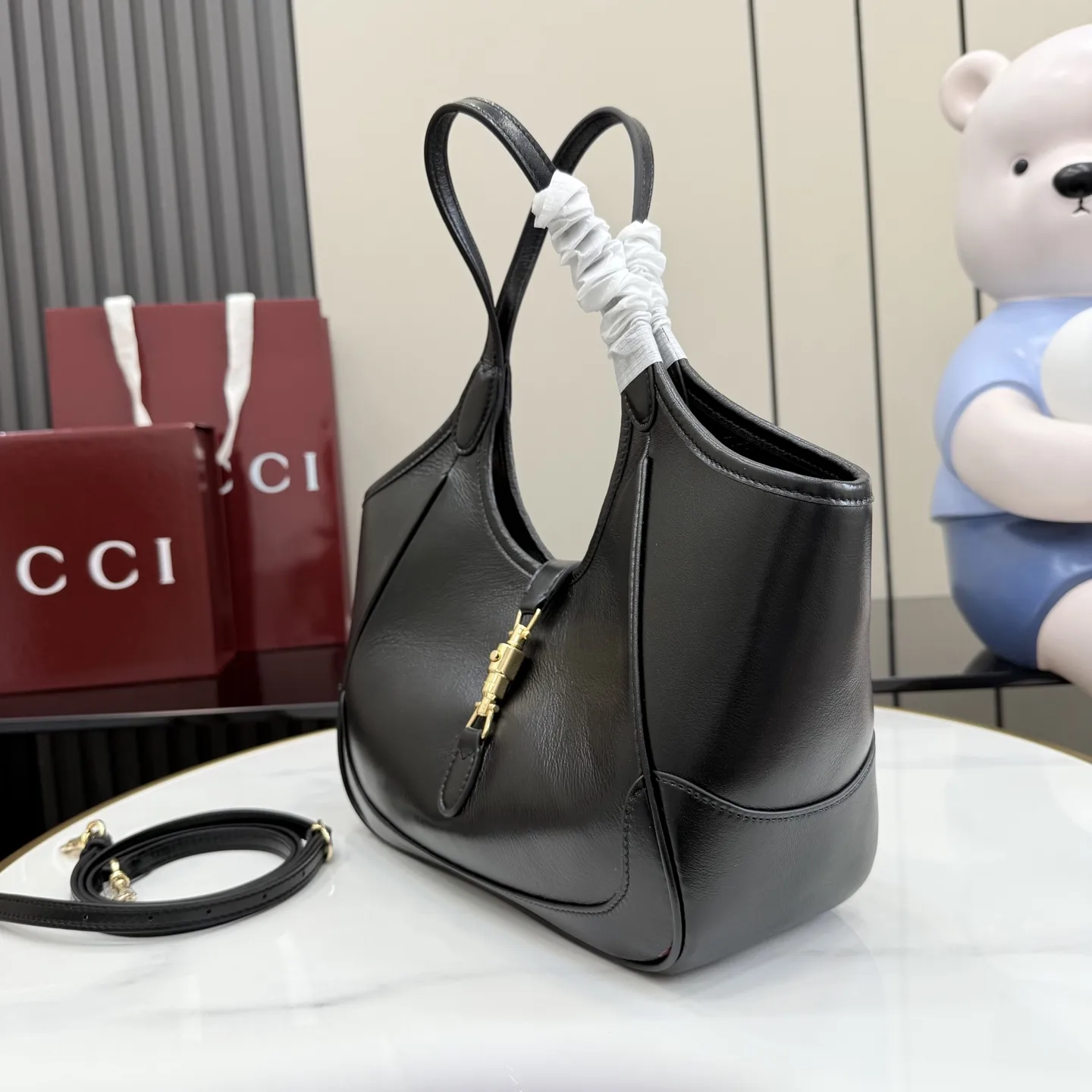 Gucci Black Quilted Leather Tote Bag product photo from LabelPicks