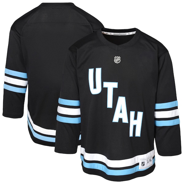 Utah Mammoth Youth Replica Jersey - Black/White