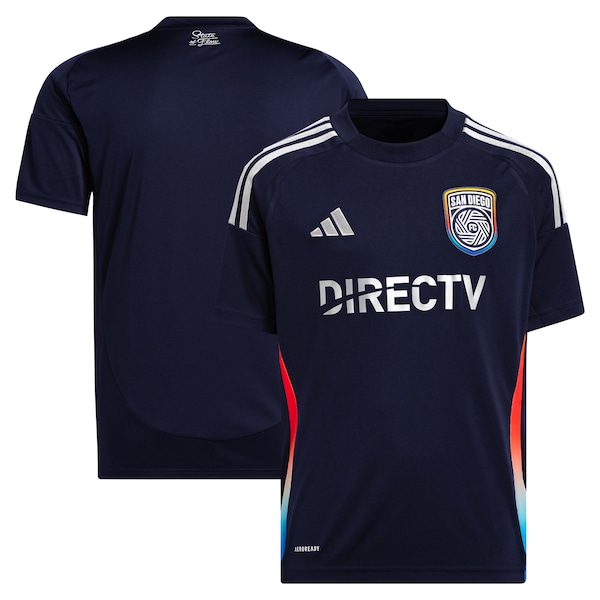 San Diego FC adidas Youth 2025 State of Flow Replica Jersey - Navy