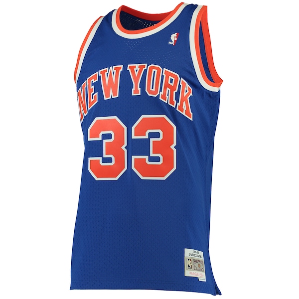 Patrick Ewing New York Knicks 1991/92 Hardwood Classics Swingman Jersey - Blue