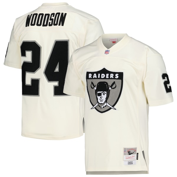Charles Woodson Las Vegas Raiders Chainstitch Legacy Jersey - Cream