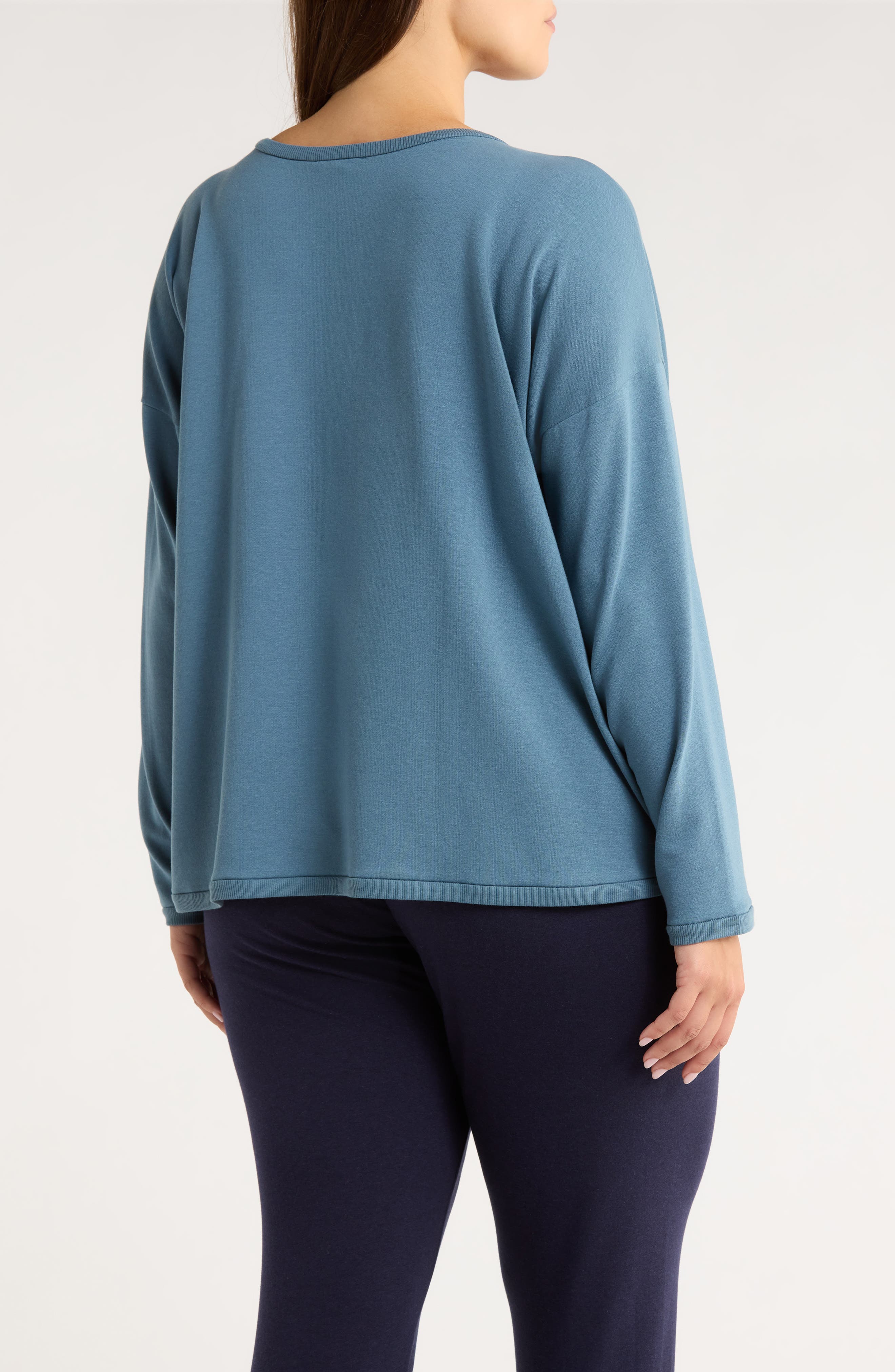 Eileen Fisher Crewneck Boxy Crop T-Shirt