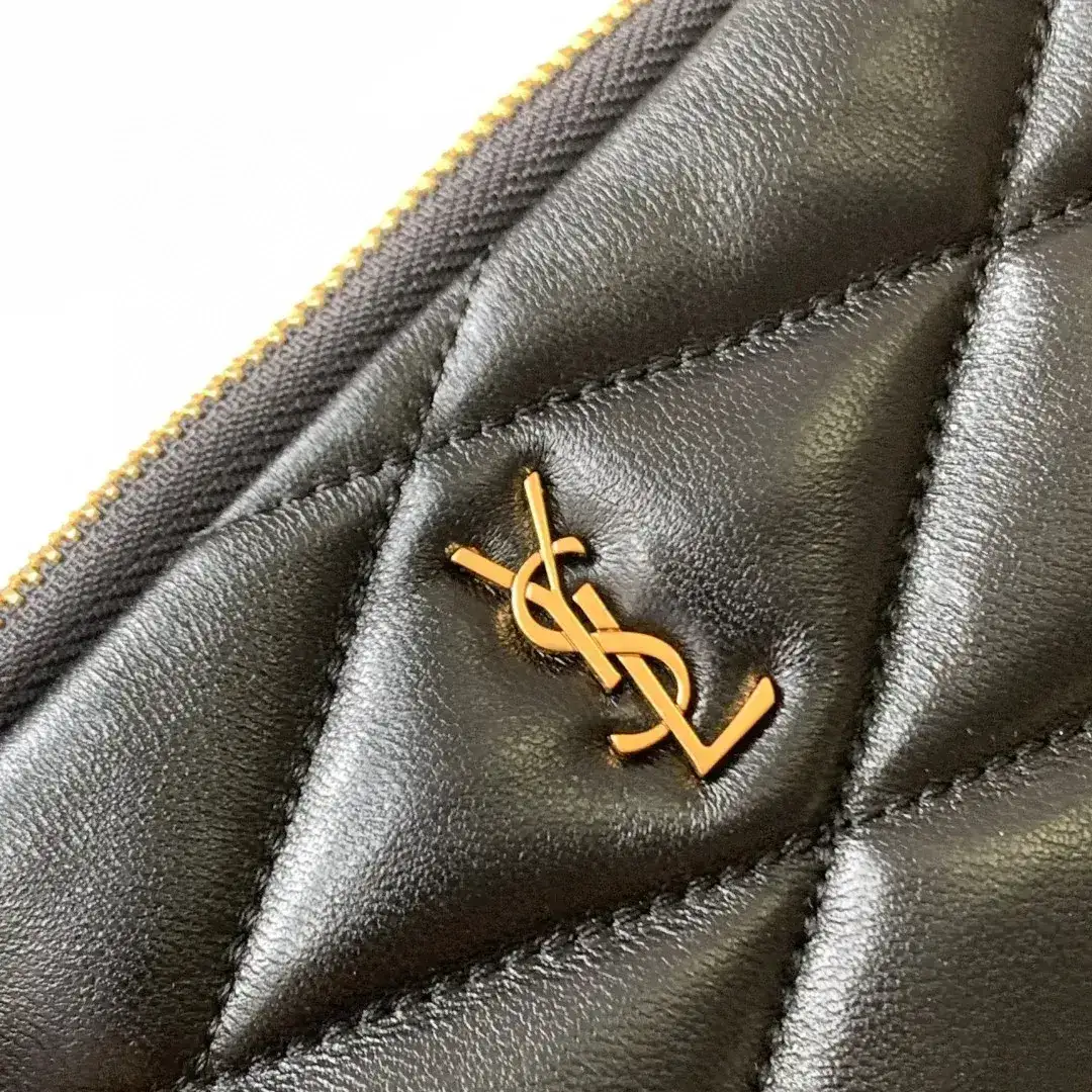Saint Laurent Quilted Leather Sade Clutch product photo from LabelPicks
