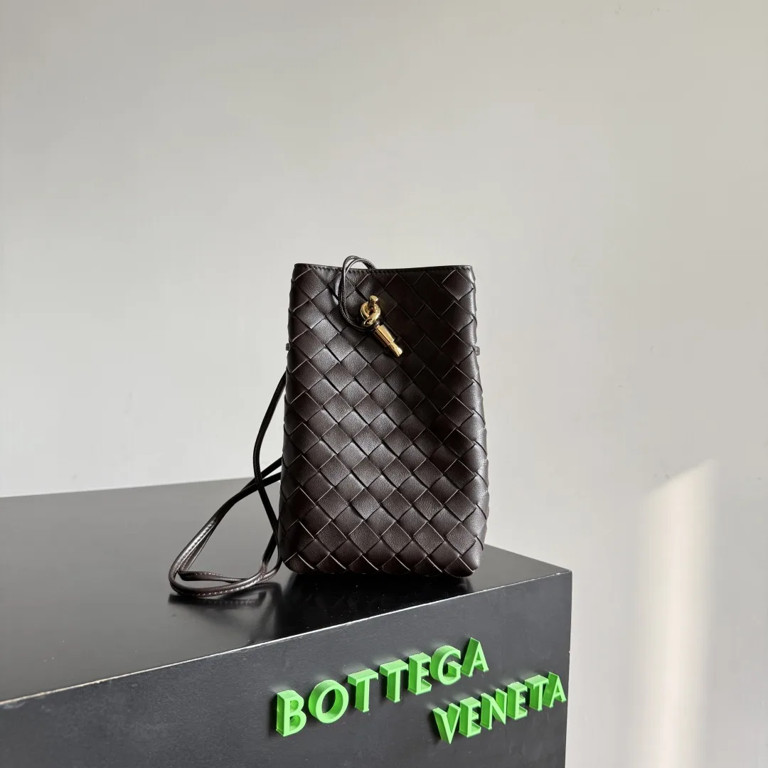 Bottega Veneta Intrecciato Woven Leather Andiamo Crossbody Bag product photo from LabelPicks
