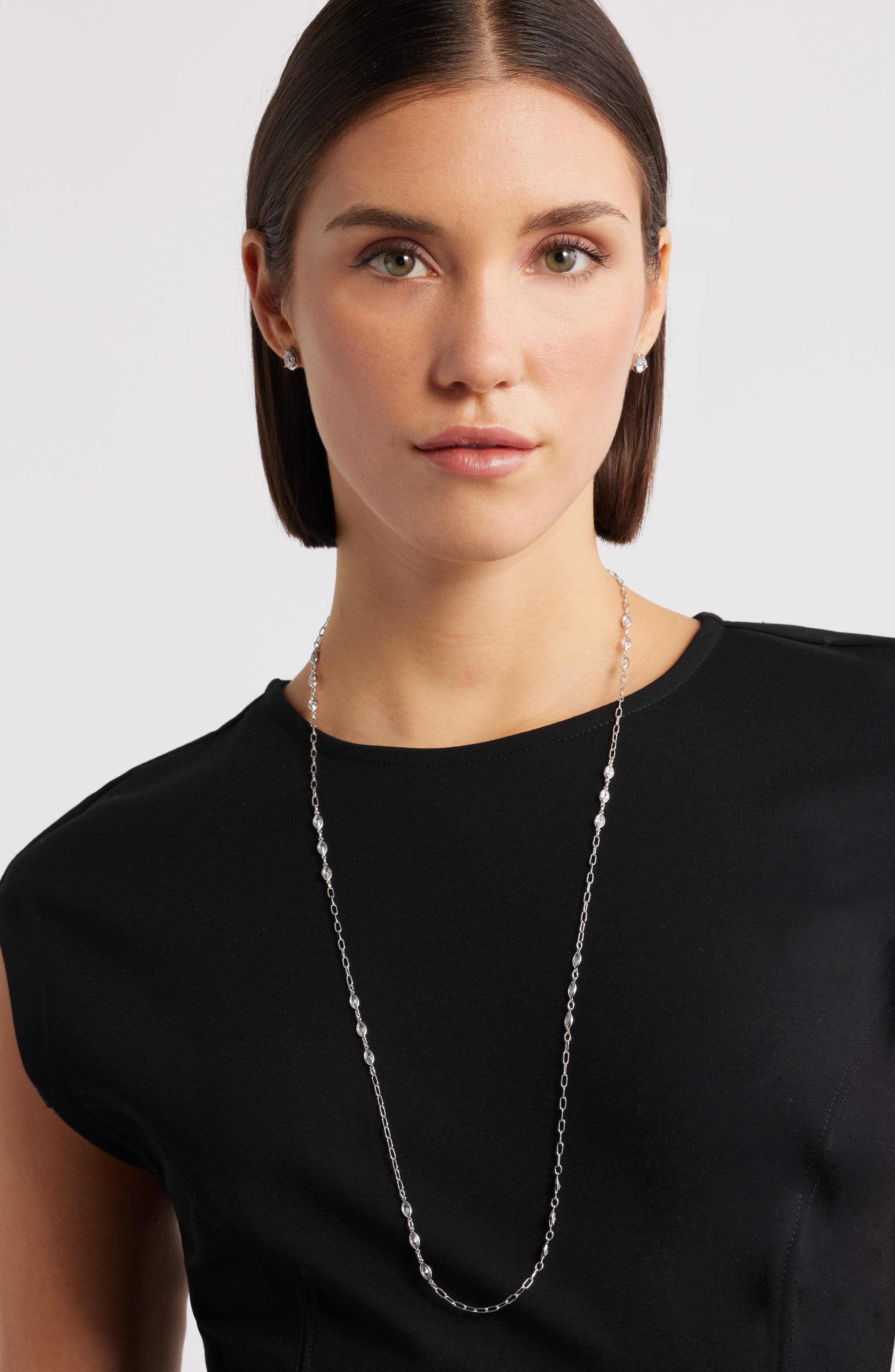 Nordstrom Cubic Zirconia Teardrop Earrings