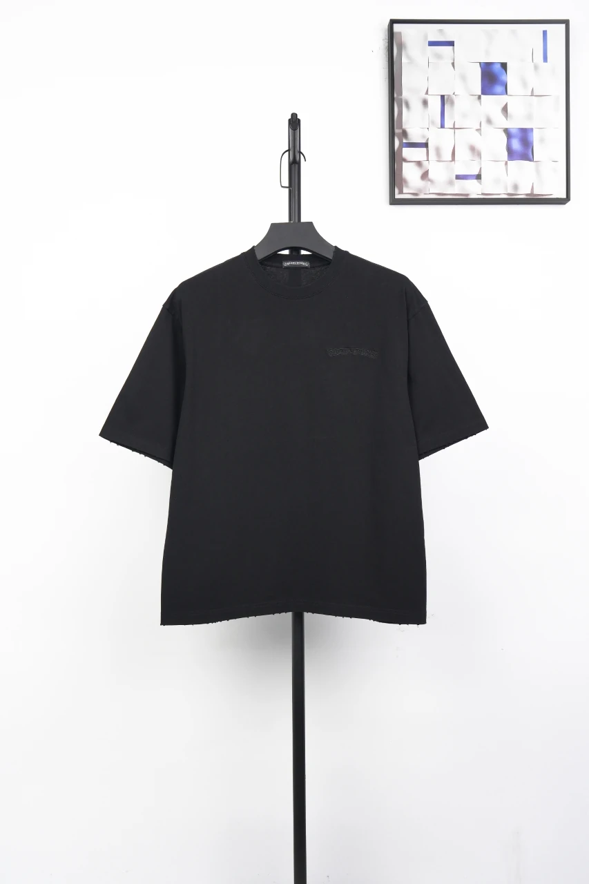 Chrome Hearts Black Embroidered Applique Crewneck T-Shirt product photo from LabelPicks