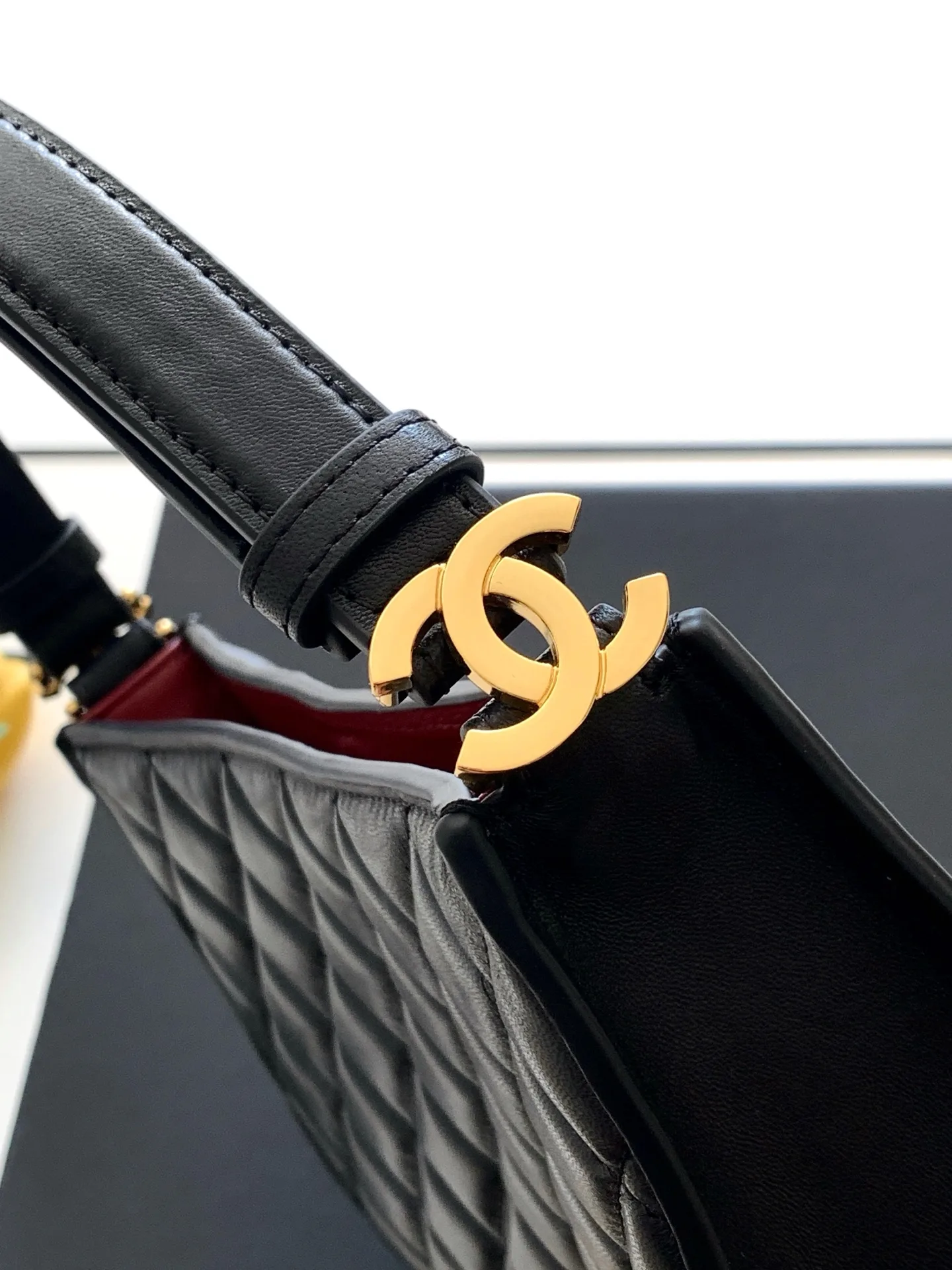 Chanel Burgundy Quilted Leather Shoulder Bag product photo from LabelPicks