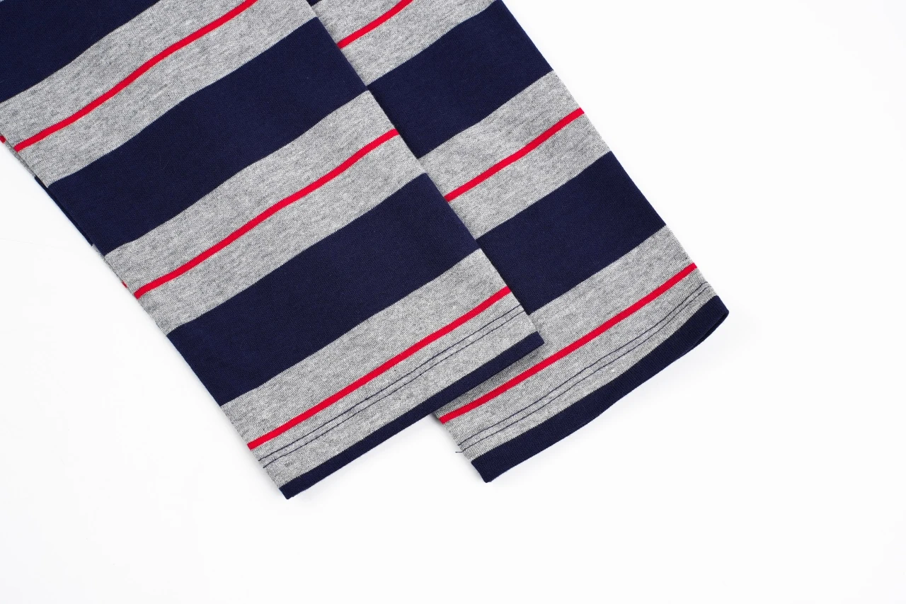 Miu Miu Navy Pink Stripe Crewneck Long Sleeve T-Shirt product photo from LabelPicks