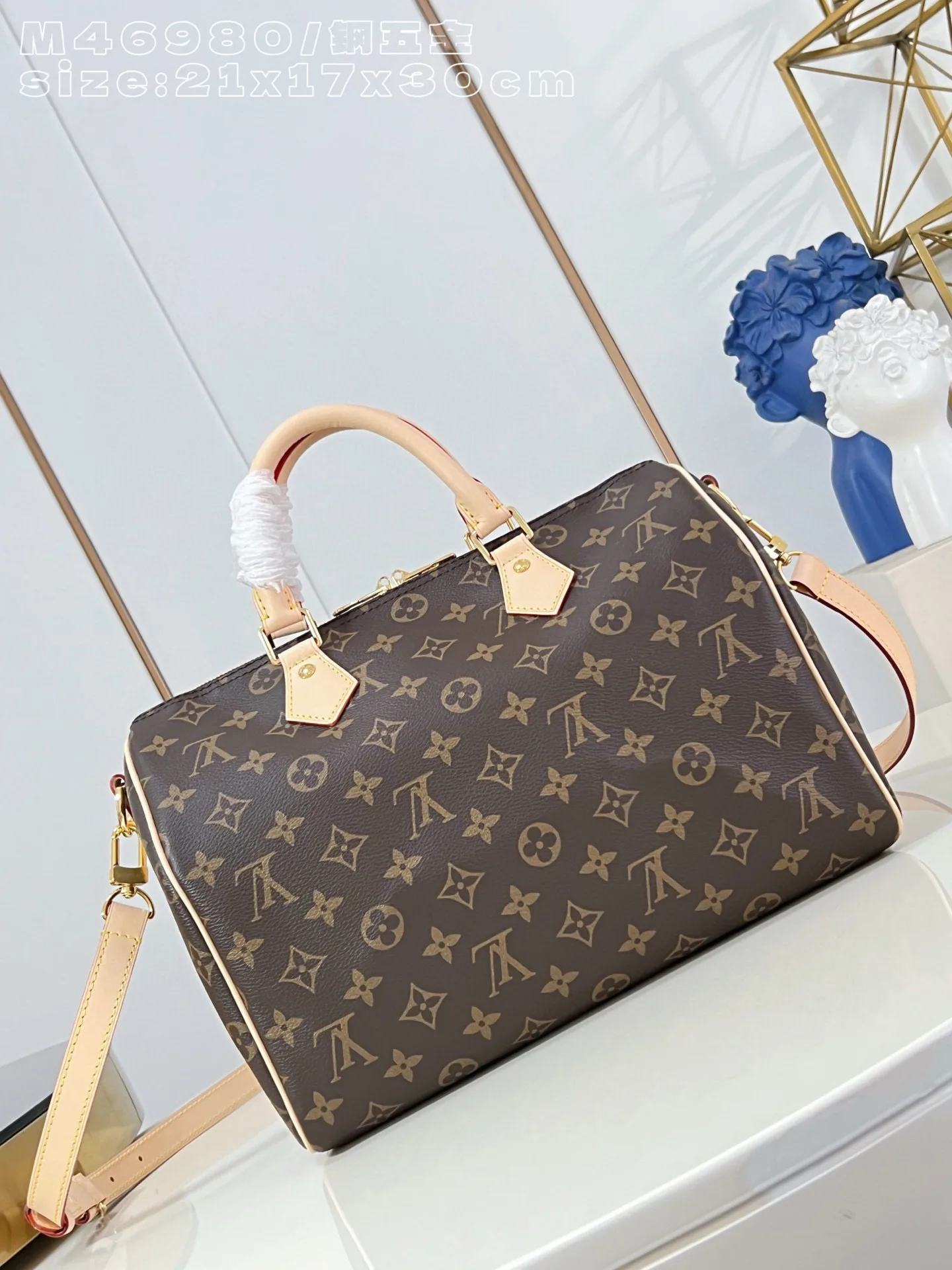 Louis Vuitton Canvas and Leather Speedy Top Handle Bag product photo from LabelPicks