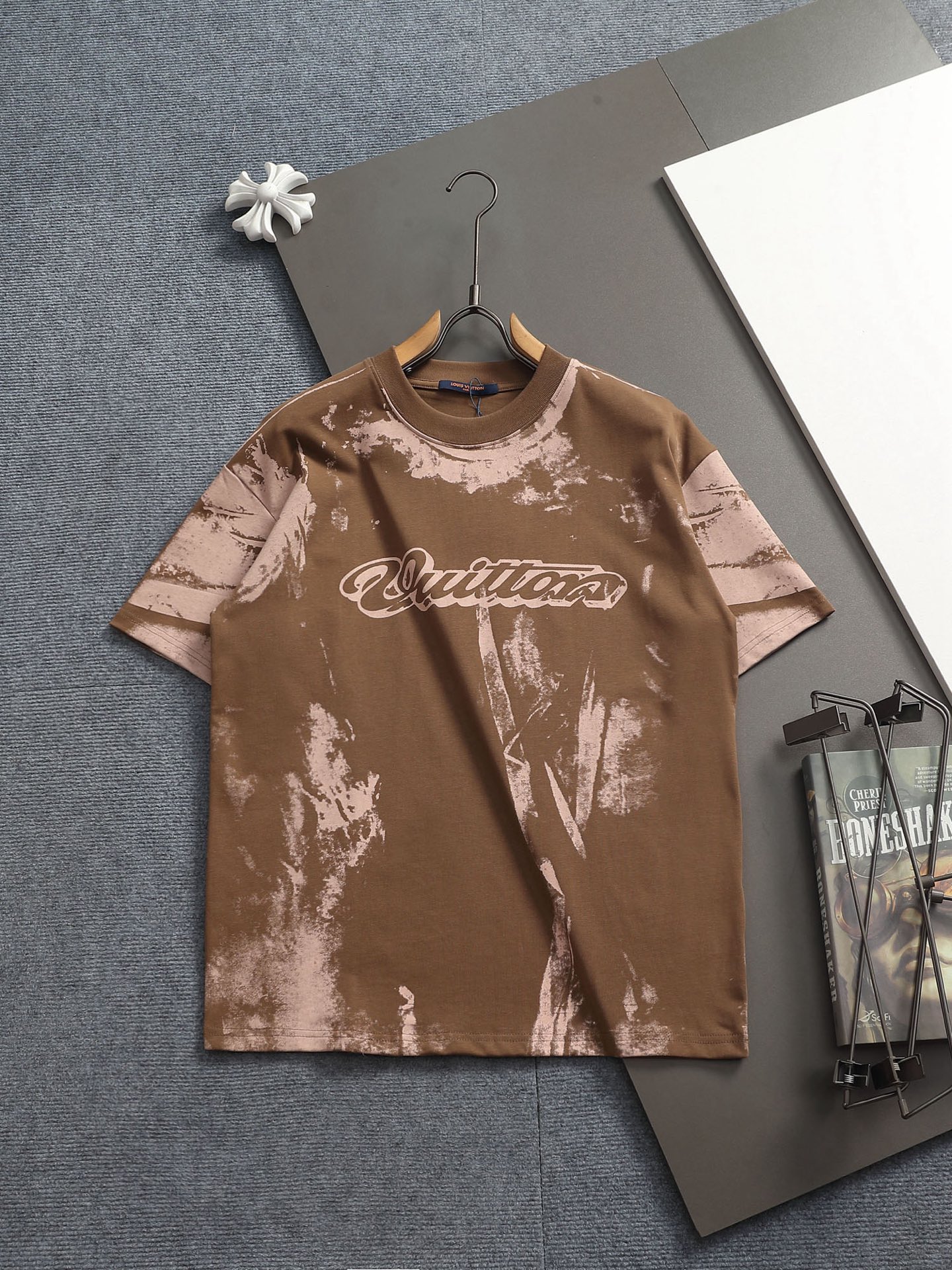 0527 Classic letter prints t-shirt