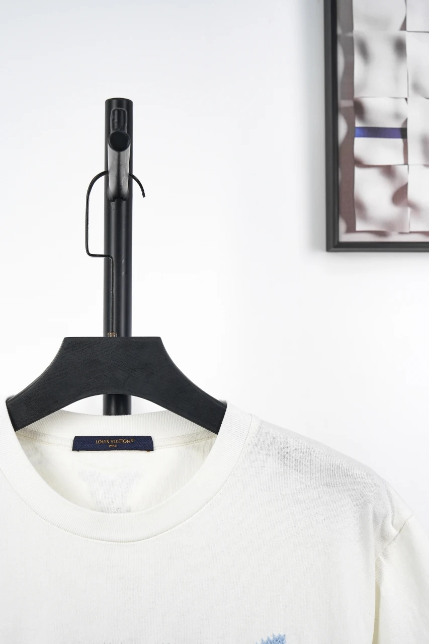 Louis Vuitton Off White Embroidered T-Shirt product photo from LabelPicks
