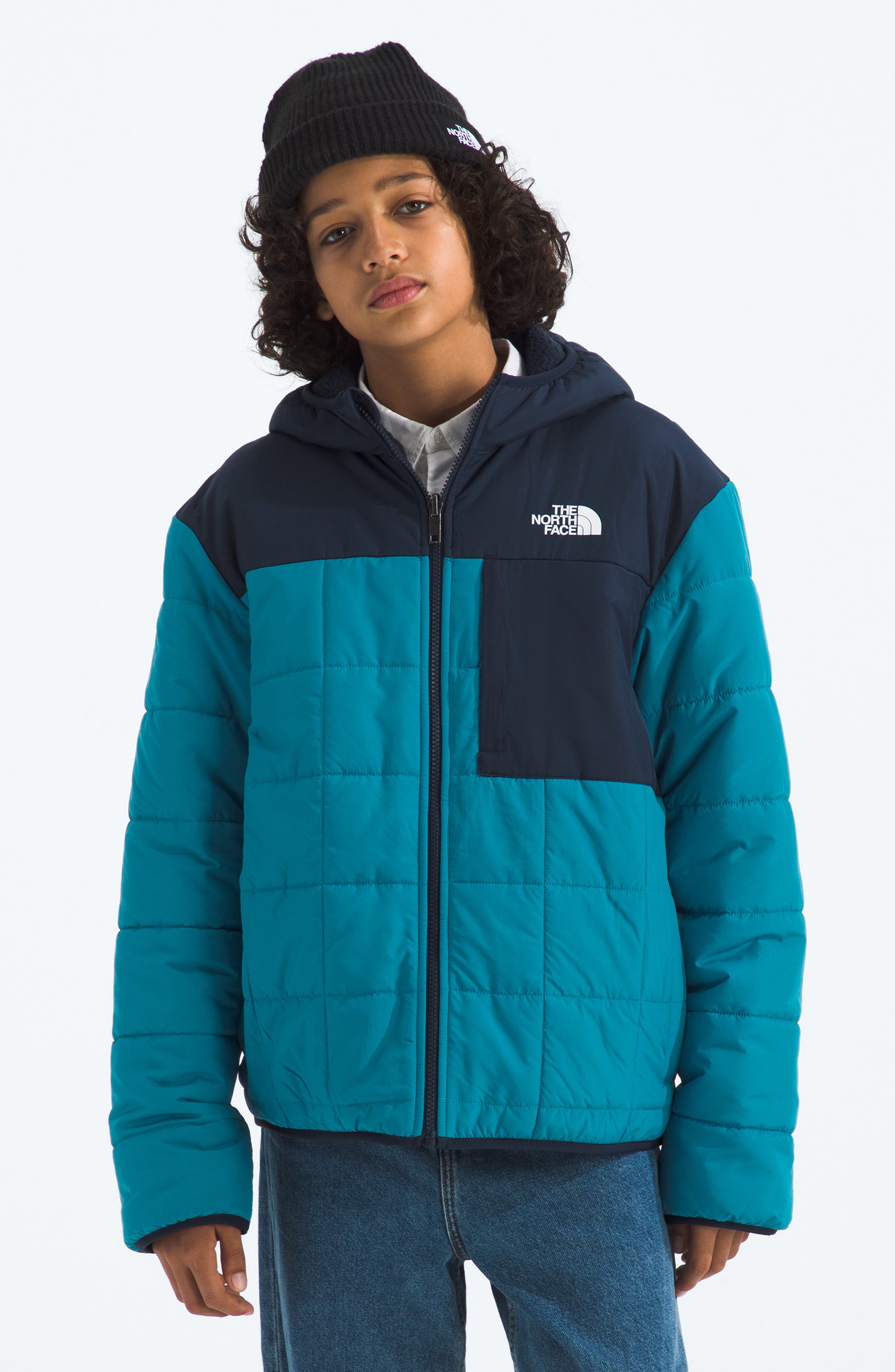 The North Face Kids' Shasta Water Repellent Reversible Hooded Jacket