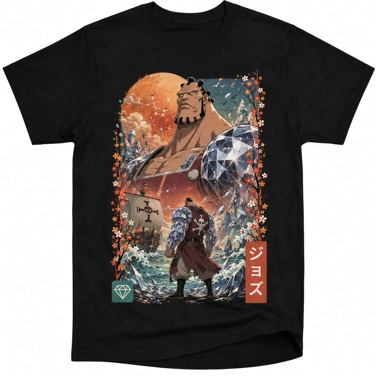 Remera Anime Jozu One Piece Manga Corta