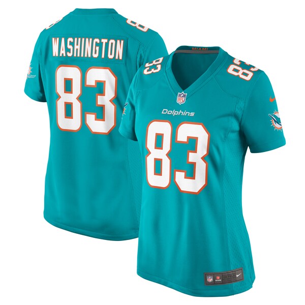 Malik Washington Miami Dolphins Nike Women's  Game Jersey -  Aqua