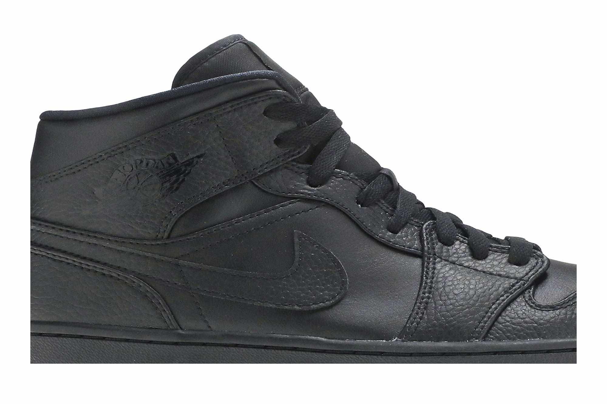 Air Jordan 1 Mid ‘Triple Black’ 2020 554724-091