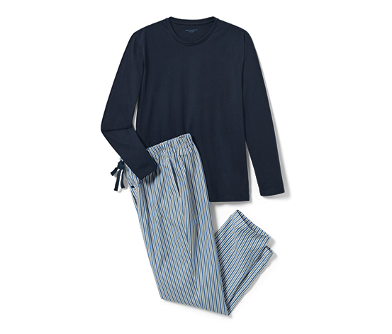 Pyjama mit gewebter Hose