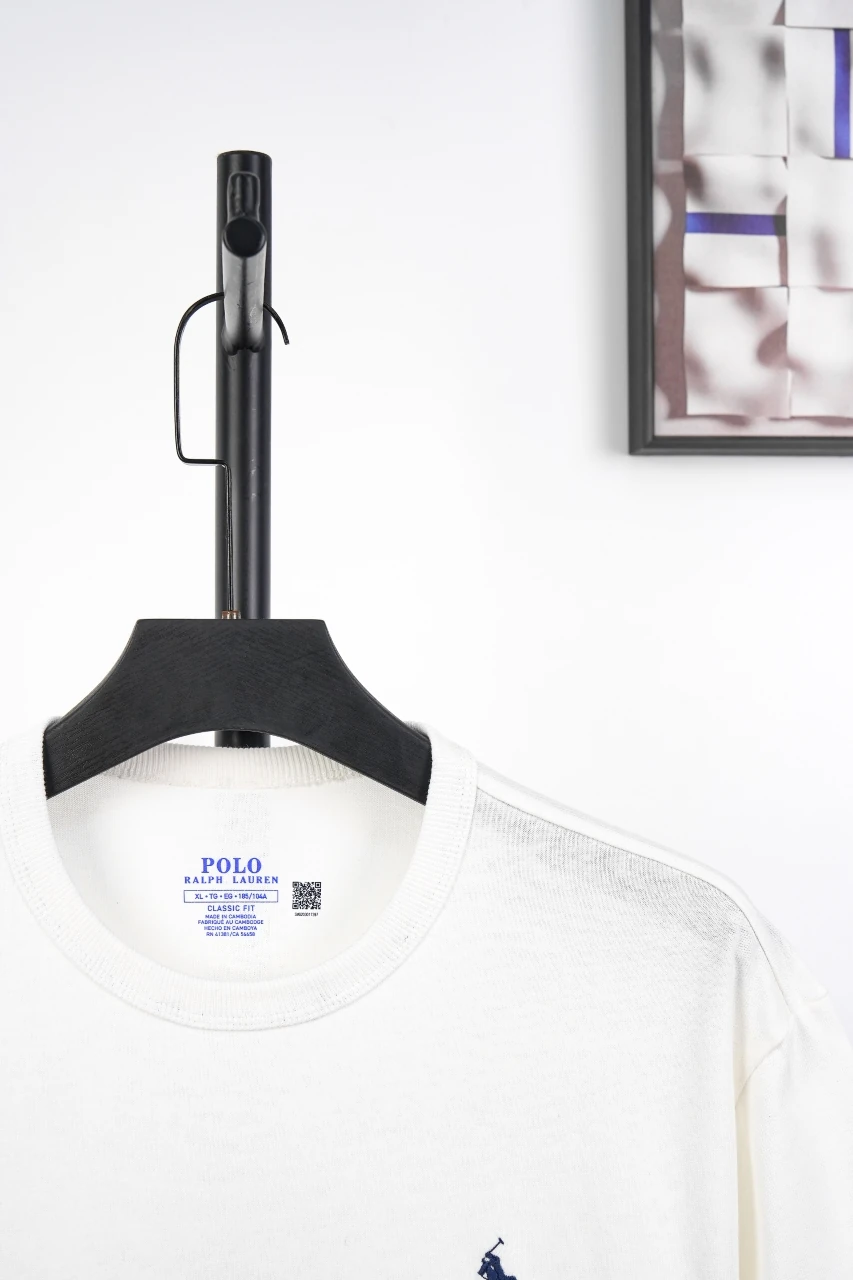 Ralph Lauren White Pony Embroidered Crewneck T-Shirt product photo from LabelPicks