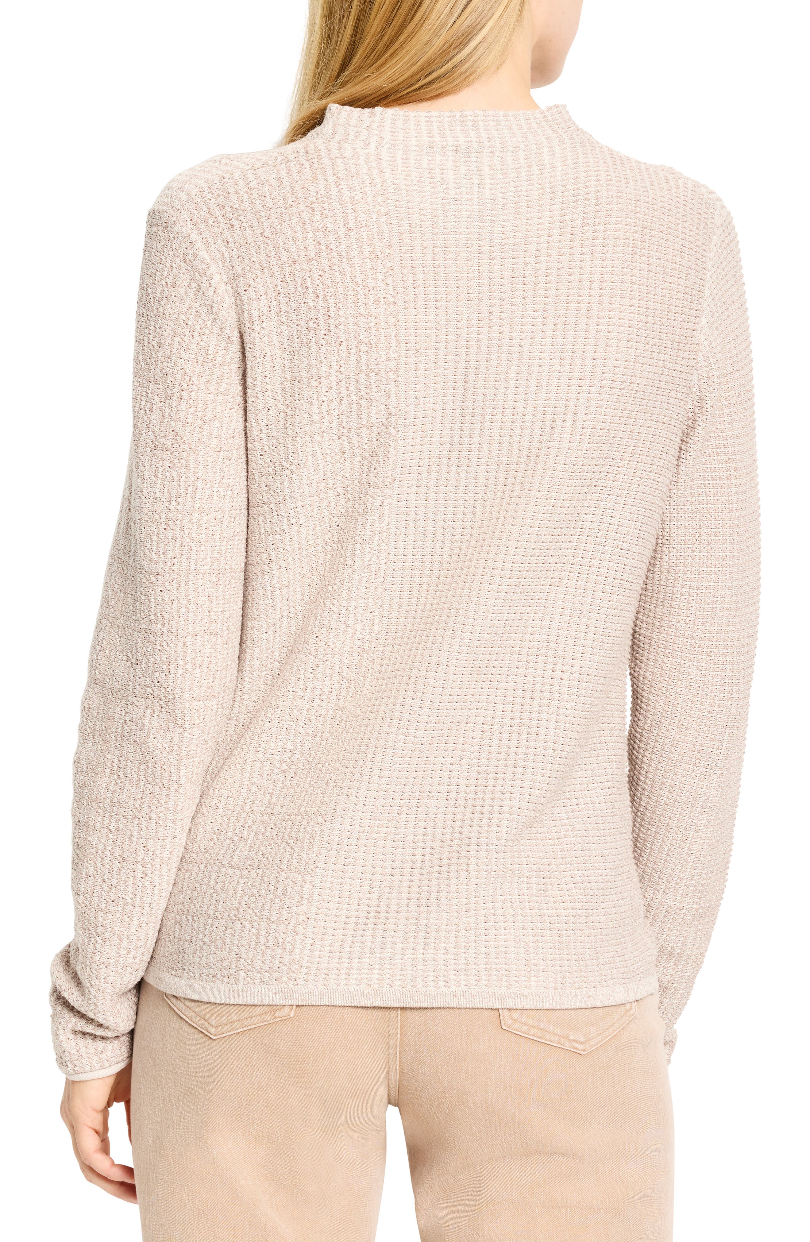 NIC+ZOE Pixel Mock Neck Sweater