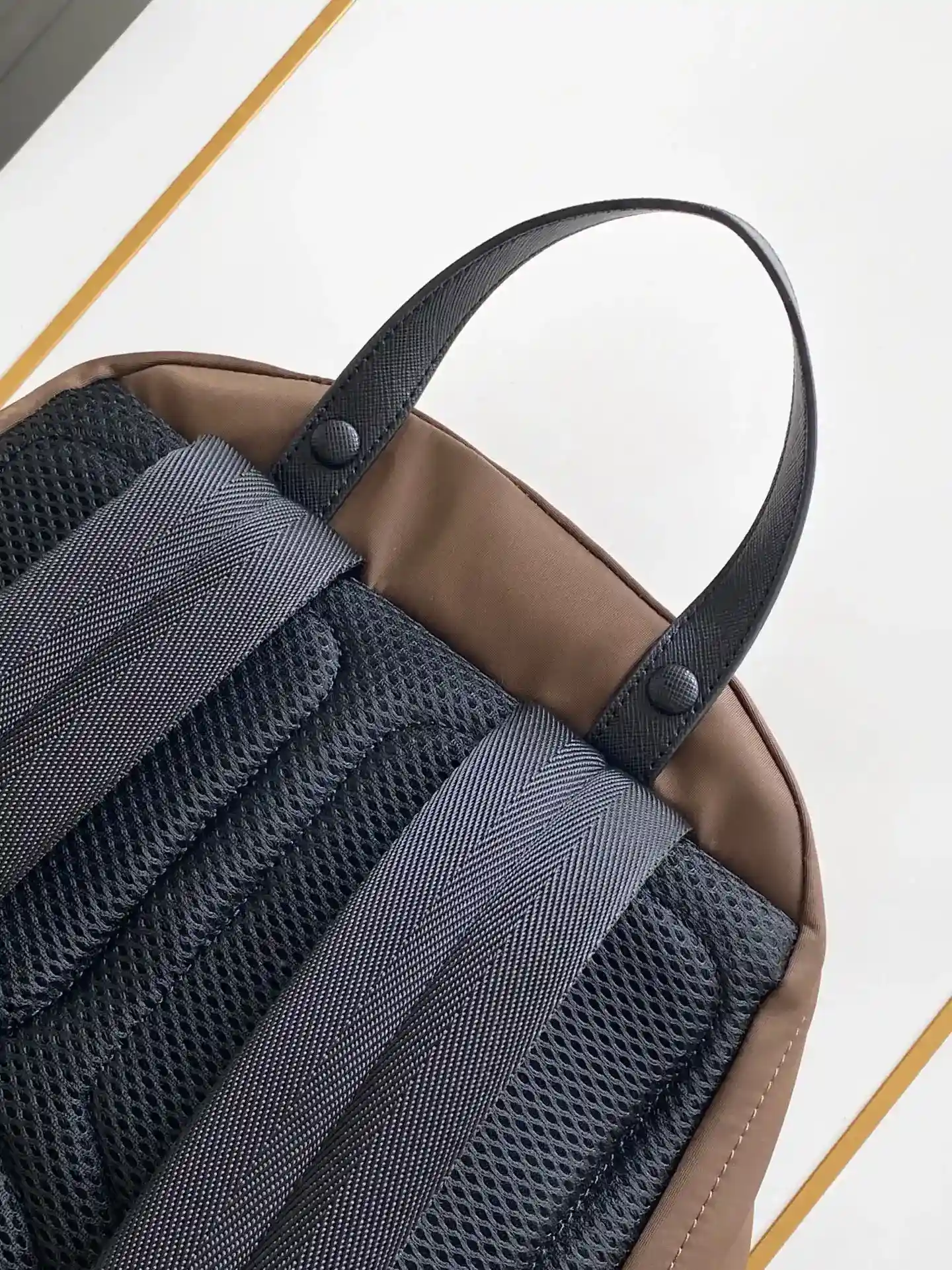 Prada Grained Leather Backpack product photo from LabelPicks