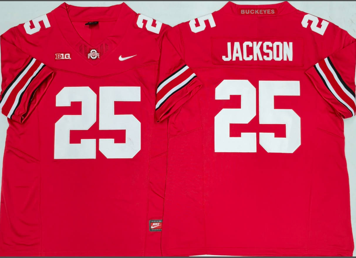 JACKSON NCAA Ohio State Buckeyes Nike Vapor Limited Jersey