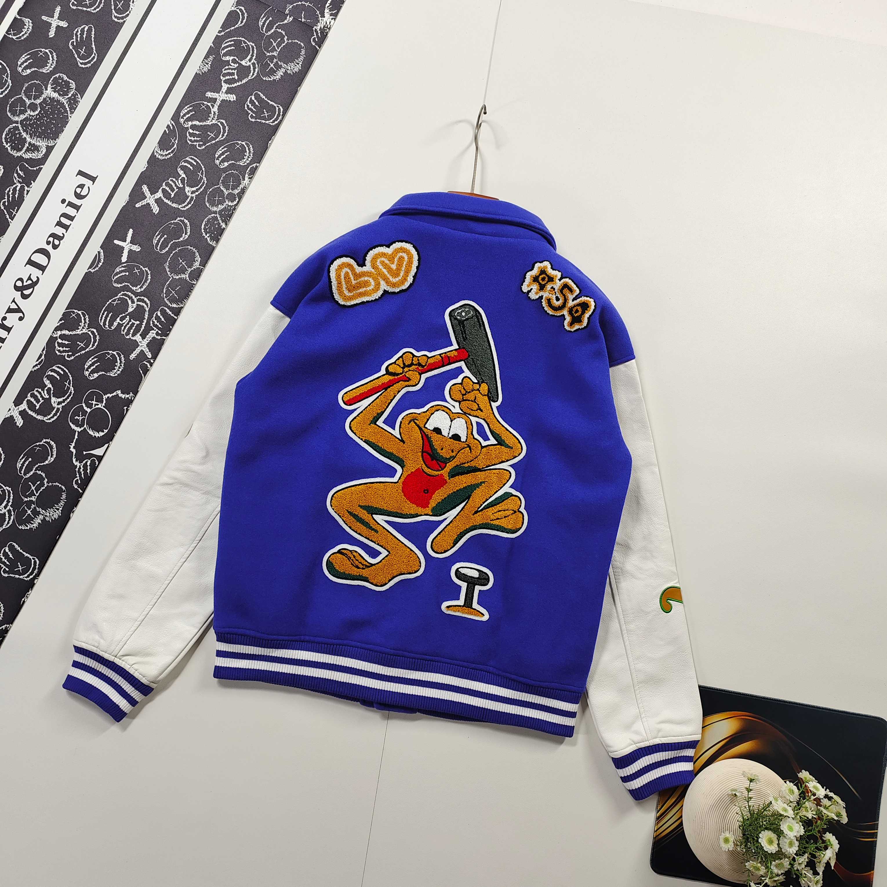 0916 New high quality black classic baseball jacket