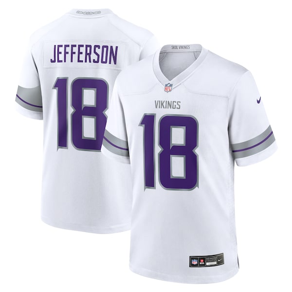Justin Jefferson Minnesota Vikings Nike Youth Alternate Game Player Jersey - White