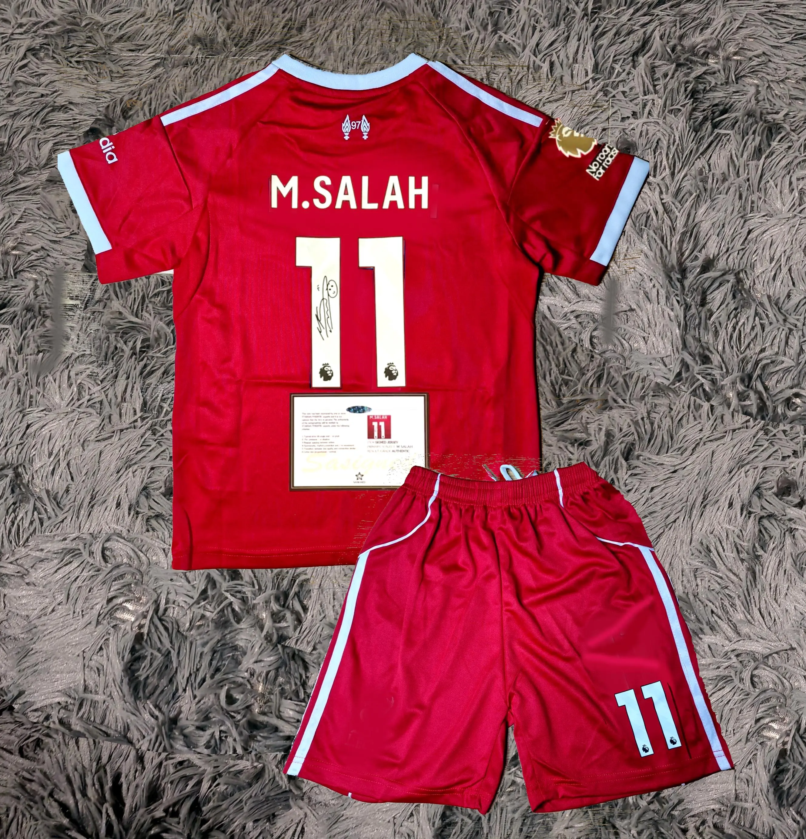 Mo Salah SIGNED Liverpool 25/26 FINAL Home Jersey/Shirt - COA - 2025