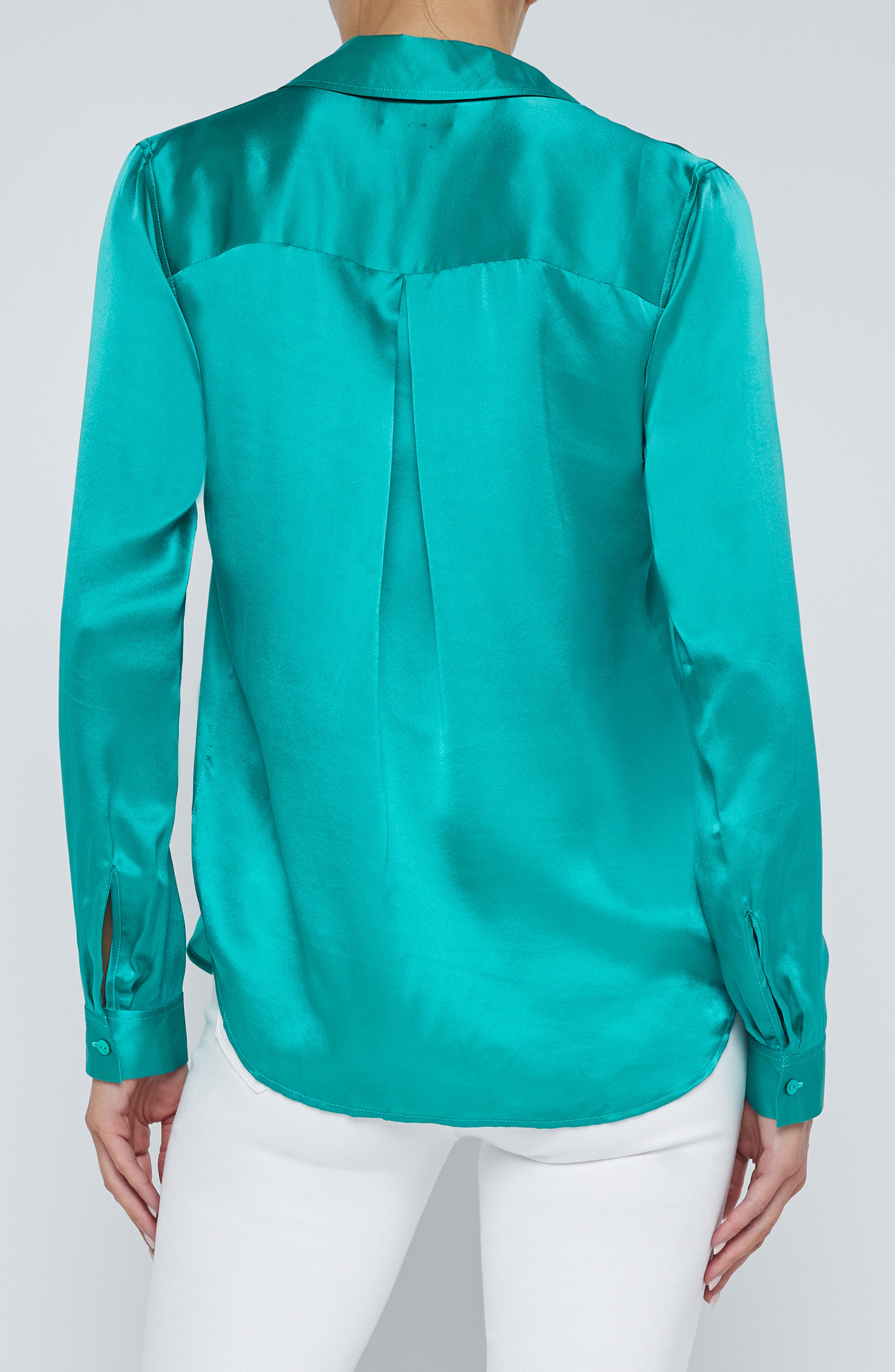 L'AGENCE Tyler Silk Blouse