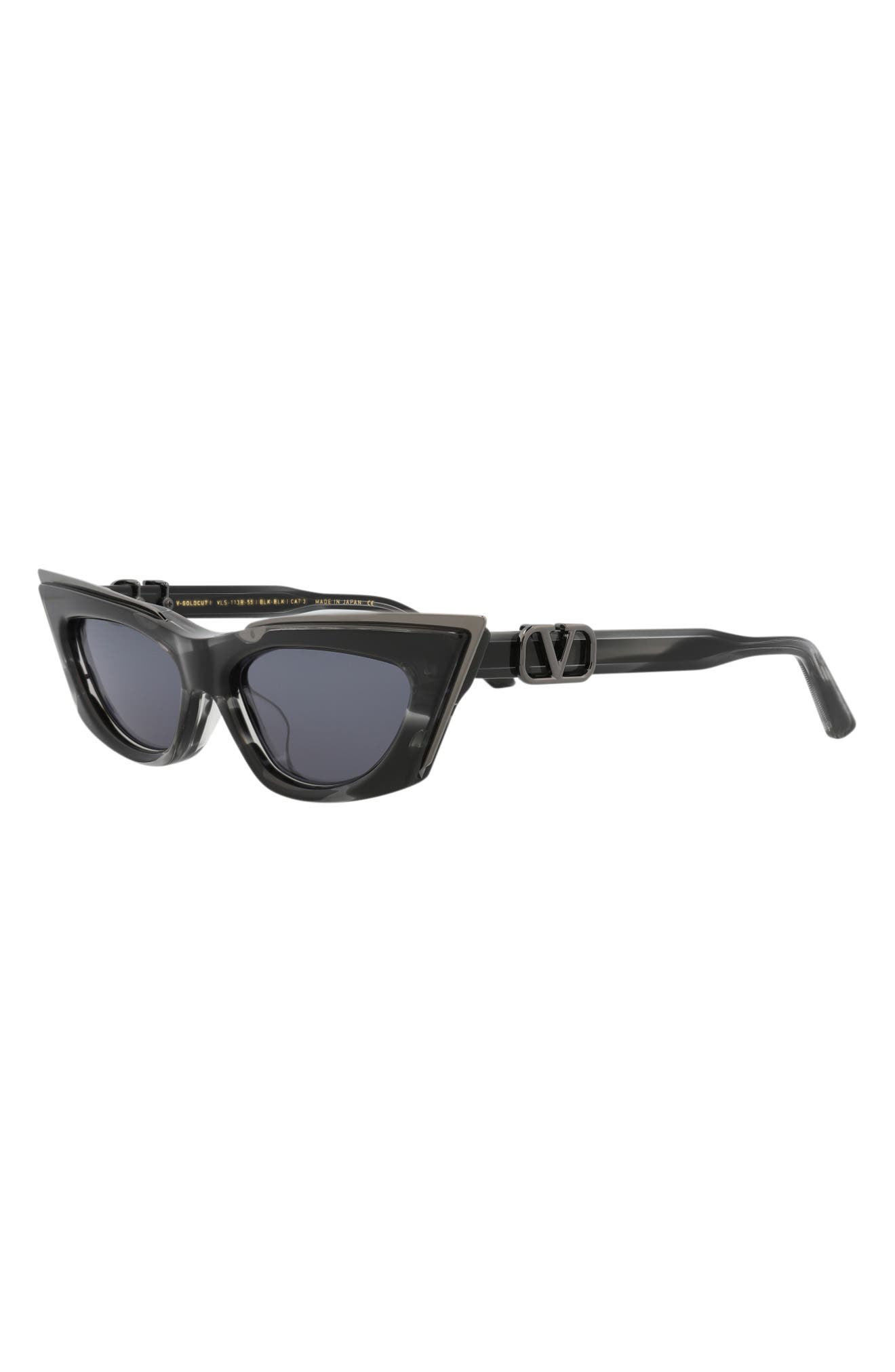 Valentino 55mm Cat Eye Sunglasses