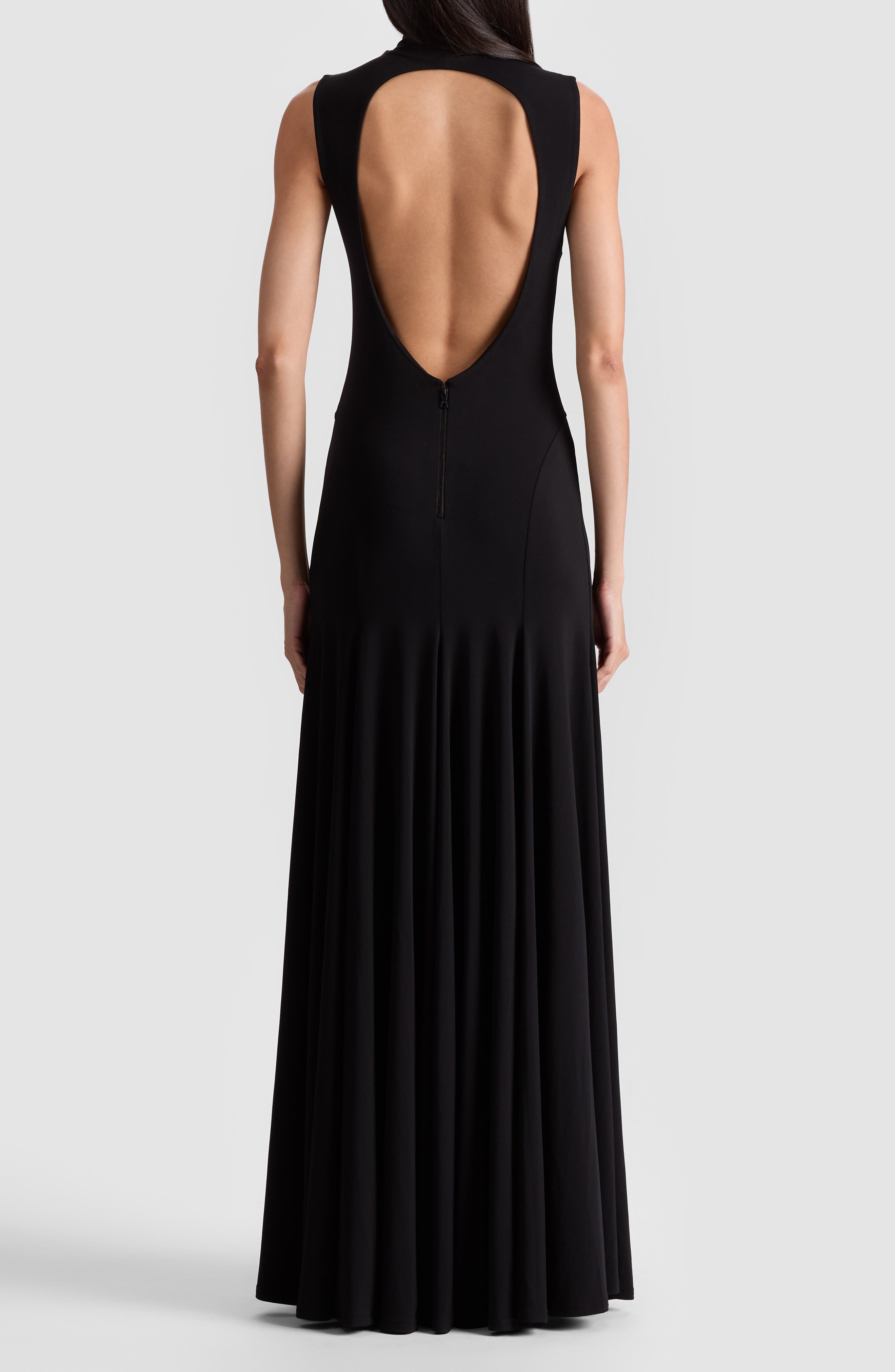 Alice + Olivia Augsta Sleeveless Turtleneck Maxi Dress
