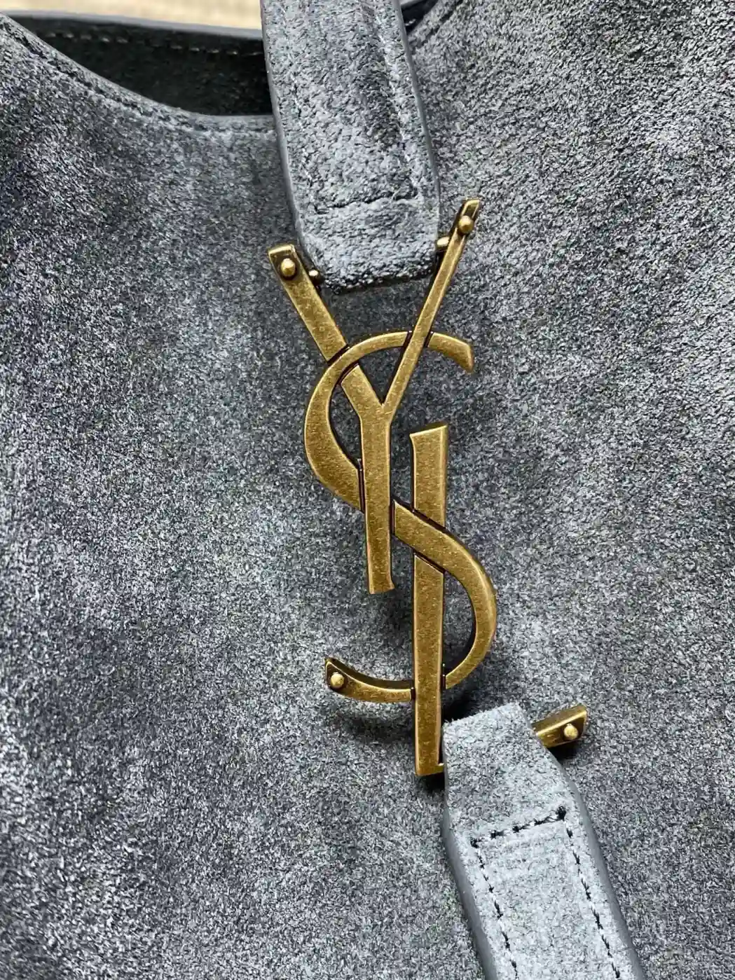 Saint Laurent Suede Leather Hobo Bag product photo from LabelPicks