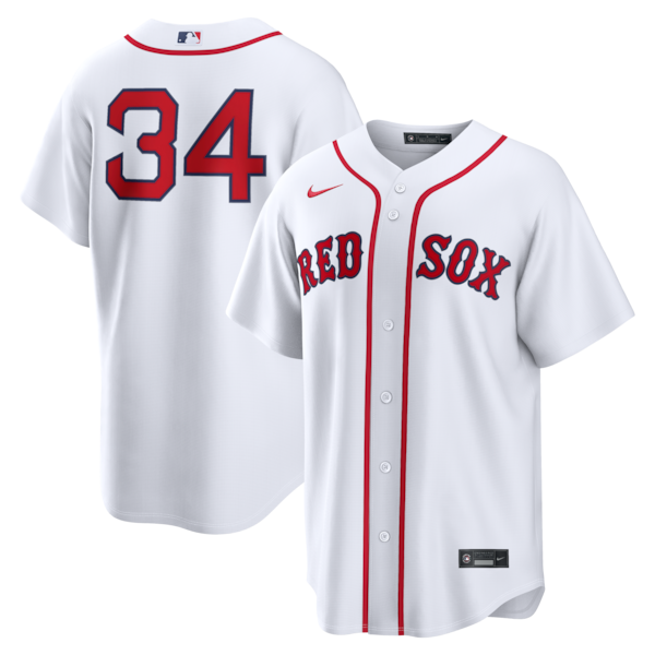 David Ortiz Boston Red Sox Nike Home Replica Jersey - White