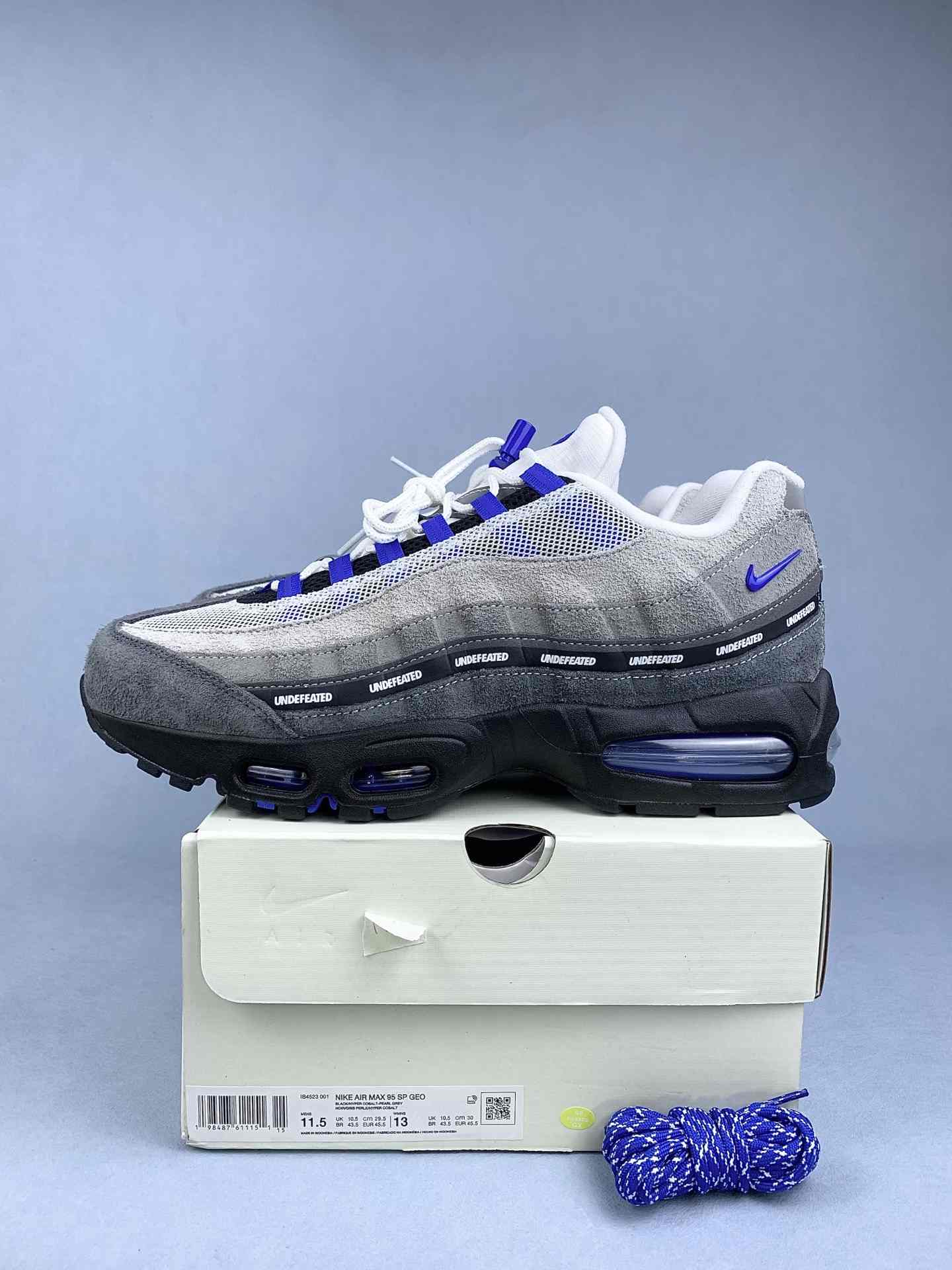 Undefeated x Nike Air Max 95 SP Geo 'Birmingham Concord' Shoes
