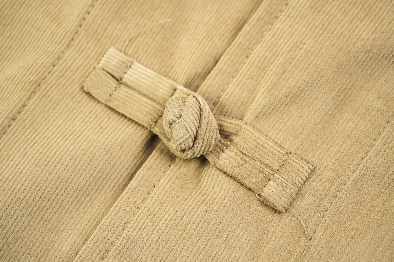 Ralph Lauren Khaki Pony Embroidered Frog Button Jacket product photo from LabelPicks